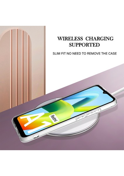 Xiaomi Için Redmi A1 4g/a2 4g Kırmızı Dayanıklı Mermer Desenli Telefon Kılıfı Yumuşak Tpu Elektrapılaşma Çerçevesi Kabuk Imd Geri Kapak Yeşil (Yurt Dışından)