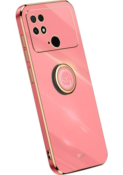 Xiaomi Poco C40 4g Için Xinli Elektrapan Telefon Kılıfı, Kickstand-Red ile Çarpışmaya Dayanıklı Tpu Kapağı (Yurt Dışından)