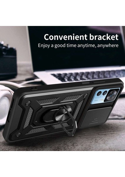 Xiaomi 12T 5g/redmi K50 Ultra 5g Için Telefon Kılıfı, Şok Geçirmez Yüzük Kickstand Pc+Tpu Koruyucu Arka Kapak Slayt Kamera Koruyucu Mavi (Yurt Dışından) fiyatları