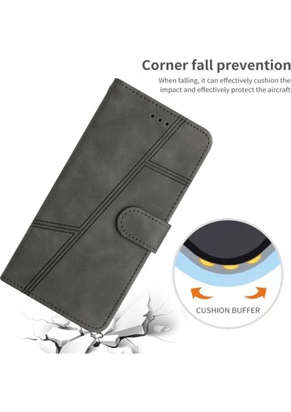 Xiaomi Için Redmi 10C 4g Cilt Touch Hissed Hissetme Cep Telefonu Kılıf Cüzdan Retro Pu Deri Dikiş Hattı Dekor Telefon Kapak-Grey (Yurt Dışından) indirimleri