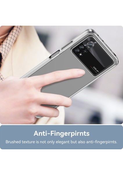 Xiaomi Poco X4 Pro 5g Sabit Akrilik Yumuşak Tpu Kasası Bağımsız Düğmeler Tespitli Şeffaf Telefon Kapağı (Yurt Dışından) indirimleri