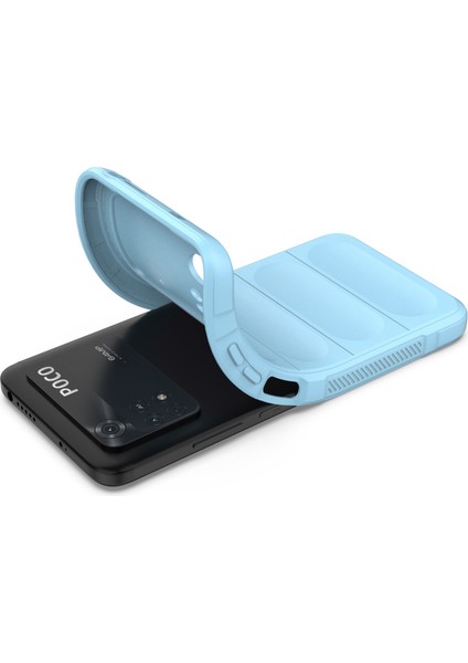 Xiaomi Poco M4 Pro 4g Damla Geçirmez Tpu Telefon Kapağı Kayma Önleyici Önleyici Geri Dönen, Vaka Işığı Moru Mor (Yurt Dışından) fiyatları