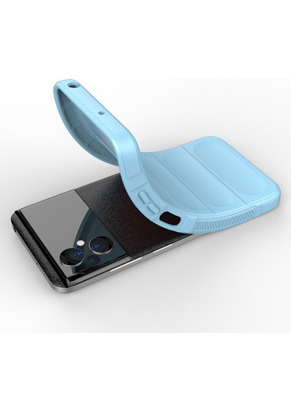 Xiaomi Poco M4 Için 5g/4g Damla Koruma Telefon Kılıfı Tpu Çizgiye Dönüş Anti Cep Telefonu Geri Kapak Baby Mavi (Yurt Dışından) fiyatları