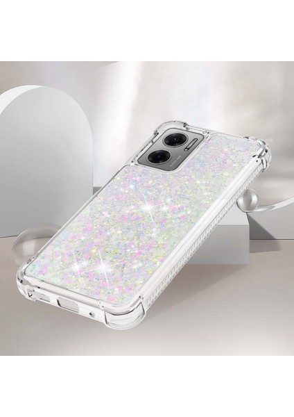 Xiaomi Için Poco M4 5g/redmi Not 11E 5g/redmi 10 5g/redmi 10 Prime+ 5g Sıvı Hızlı ve Şok Geçirmez Payetler Tpu Kapak Iyi Korunmuş Cep Telefonu Kasa-Lazer/kalpler (Yurt Dışından) modelleri