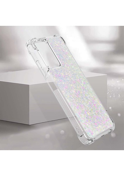 Xiaomi Için Poco M4 5g/redmi Not 11E 5g/redmi 10 5g/redmi 10 Prime+ 5g Sıvı Hızlı ve Şok Geçirmez Payetler Tpu Kapak Iyi Korunmuş Cep Telefonu Kasa-Lazer/kalpler (Yurt Dışından) fırsatları