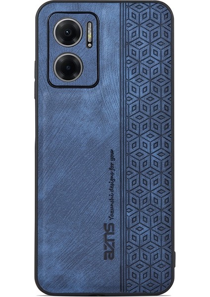 Xiaomi Için Redmi 10 5g/redmı Not 11E 5g/redmı 10 Prime+ 5g Baskılı Desen Anti-Çizelge Telefon Kılıfı Pu Deri Kaplamalı Tpu Kapak Mavisi (Yurt Dışından)