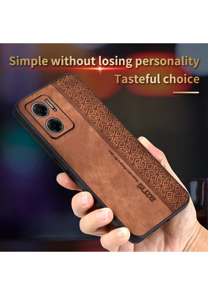 Xiaomi Için Redmi 10 5g/redmı Not 11E 5g/redmı 10 Prime+ 5g Baskılı Desen Anti-Çizelge Telefon Kılıfı Pu Deri Kaplamalı Tpu Kapak Mavisi (Yurt Dışından)