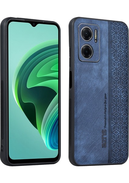 Xiaomi Için Redmi 10 5g/redmı Not 11E 5g/redmı 10 Prime+ 5g Baskılı Desen Anti-Çizelge Telefon Kılıfı Pu Deri Kaplamalı Tpu Kapak Mavisi (Yurt Dışından)