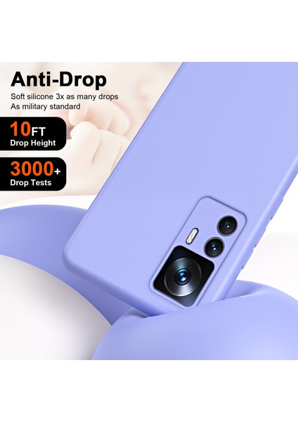 Xiaomi 12T 5G/12T Pro 5g/redmi K50 Ultra 5g Anti-Drop Telefon Kılıfı 2.2mm Kalınlık Fiber Astar Ka Tpu Koruyucu Kapak Mavisi (Yurt Dışından) indirimleri