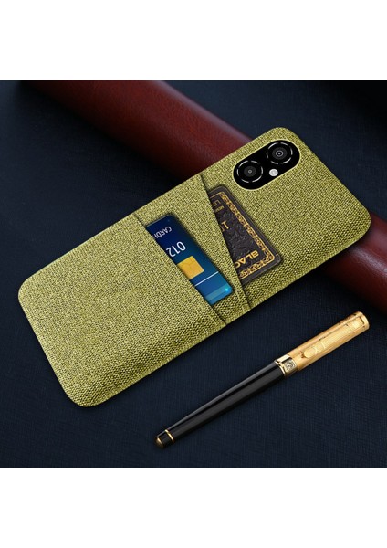 Xiaomi Poco M4 Için 5g Çizgi Anti-Çizelge Kılıfı Yumuşak Dokunmatik Kumaş Doku Pc Arka Kapak Çift Kart Tutucu Sarı (Yurt Dışından) indirimleri