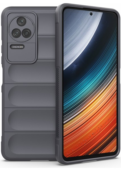 Xiaomi Poco F4 5g/redmi K40S 5g Tpu Telefon Koruyucu Kılıfı, Çarpışmaya Dayanıklı Sağlam Kabuk Kapağı-Dark Gri (Yurt Dışından)