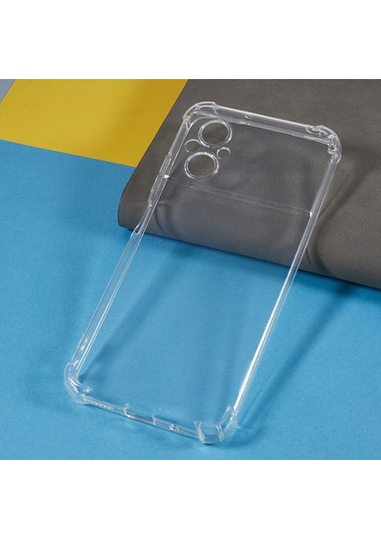 Xiaomi Poco M5 4g Güçlendirilmiş Köşeler Için Şeffaf Arka Kapak Anti-Drop Tpu Telefon Kılıfı (Yurt Dışından) modelleri