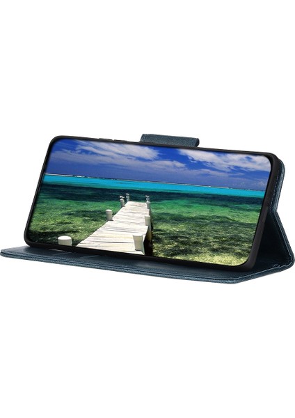 Xiaomi Redmi Için 10C Çift Katmanlı Koruma Pu Deri+Tpu Çılgın At Doku Standı Cüzdan Mavisi ile Mobil Kapak (Yurt Dışından) fiyatları