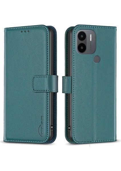 Xiaomi Redmi A1 4g/a1+ 4g/a2 4g/a2+ 4g/poco C50 4g Deri Cüzdan Stand Kapak Yeşili (Yurt Dışından)