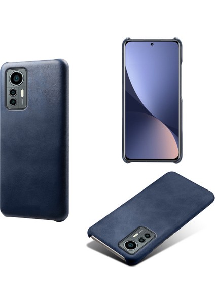 Xiaomi Için 12 Lite 5g Giyim Dayanıklı Buzağı Dokulu Pu Deri Kaplama Sabit Pc Anti-Drop Cep Telefon Kılıfı Kapak-Blue (Yurt Dışından) fiyatları