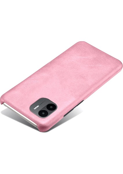 Xiaomi Için Redmi A1 4g/a2 4g Şok Geçirmez Ince Telefon Kapağı Buzağı Dokusu Pu Deri Kaplamalı Sert Pc Anti-Çizelge Telefon Kılıfı Altın (Yurt Dışından) modelleri