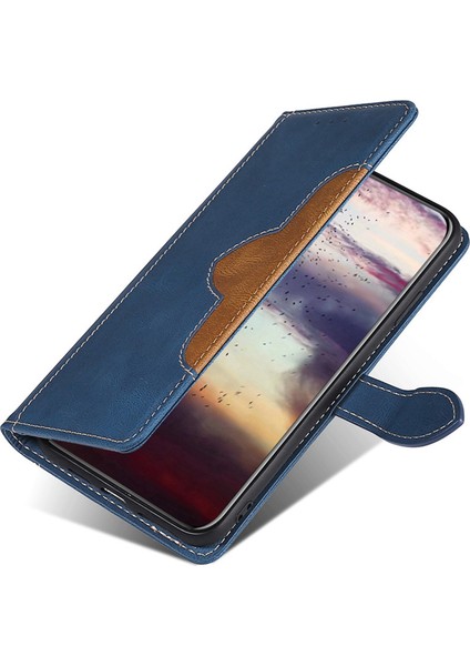 4U Sky Xiaomi Redmi A1 4g/a2 4g Hip Hat Desen Manyetik Toka Telefon Kılıfı Cilt Dokunlu Pu Deri Stand Cüzdan Folio Flip Cover-Blue (Yurt Dışından)