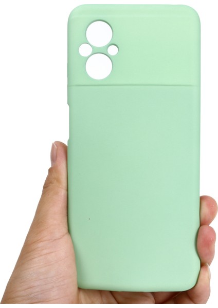 Xiaomi Poco M5 4g Için Sıvı Silikon Cep Telefonu Kılıfı, Yumuşak Elyaf Astar Anti-Çizgi Kapak Damla Koruma Kabuğu Strap-Yeşili (Yurt Dışından) fırsatları