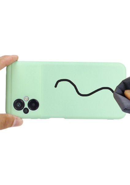 Xiaomi Poco M5 4g Için Sıvı Silikon Cep Telefonu Kılıfı, Yumuşak Elyaf Astar Anti-Çizgi Kapak Damla Koruma Kabuğu Strap-Yeşili (Yurt Dışından) indirimleri