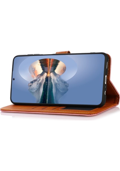 Xiaomi Redmi 10C Için Khazneh Deri Telefon Kasası, Manyetik Altın Toka Cüzdan Standı Kitap Şok Geçirmez Tpu Iç Kabuk-Rose Altın (Yurt Dışından) fırsatları