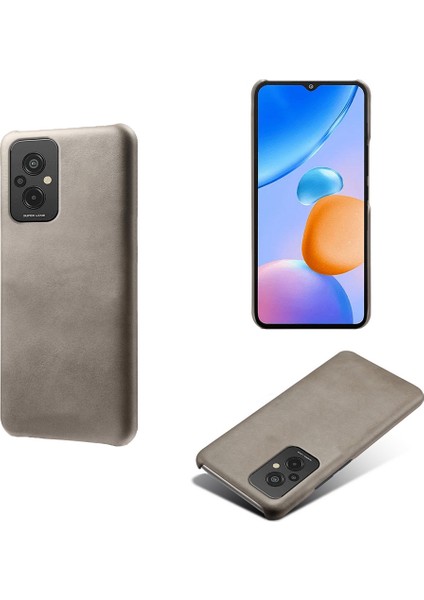 Xiaomi Redmi Için 11 Prime 4g Buzağı Dokulu Pu Deri Kaplamalı Pc Koruyucu Kapak Şok Geçirmez Telefon Geri Geri Grey (Yurt Dışından) fiyatları