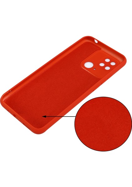 Xiaomi Redmi Için 10C Hassas Kesimler Sıvı Silikon Kılıf Yumuşak Mikrofiber Astar Damla Koruma Ince Ince Kapak Kayış Kırmızısı (Yurt Dışından) fiyatları