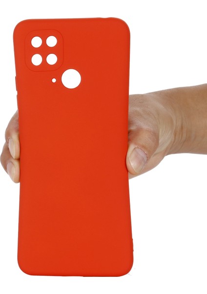 Xiaomi Redmi Için 10C Hassas Kesimler Sıvı Silikon Kılıf Yumuşak Mikrofiber Astar Damla Koruma Ince Ince Kapak Kayış Kırmızısı (Yurt Dışından) fırsatları