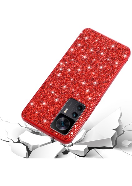 Xiaomi 12T 5G/12T Pro 5g/redmi K50 Ultra 5g Parlak Glitter Sequins Telefon Vaka Koruma Geçirmez Elektraplama Tpu Çerçeve Sert Pc Arka Kapak Silver (Yurt Dışından) fiyatları