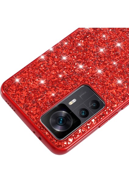 Xiaomi 12T 5G/12T Pro 5g/redmi K50 Ultra 5g Parlak Glitter Sequins Telefon Vaka Koruma Geçirmez Elektraplama Tpu Çerçeve Sert Pc Arka Kapak Silver (Yurt Dışından) fırsatları