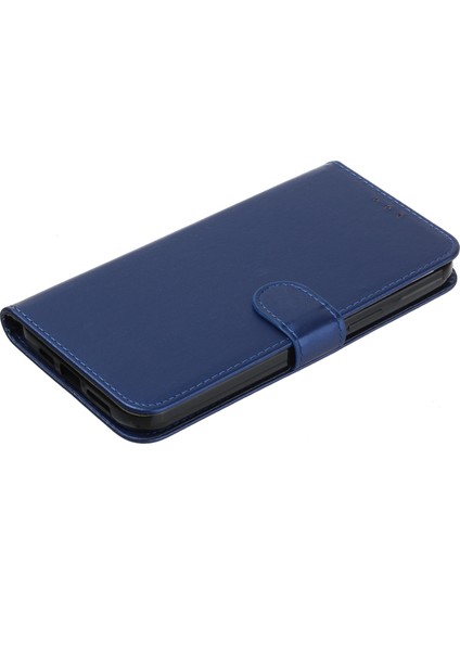 Cep Telefonu Xiaomi Redmi 10C 4g Için Cephane Cüzdan Kapağı, Soygun Stand Stand Anti-Çizelge Pu Deri Telefon Kılıfı Kayış Mavisi (Yurt Dışından)