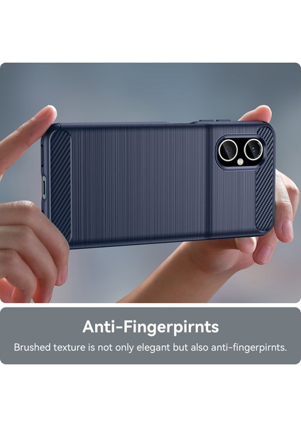 Xiaomi Poco M4 Için 5g Dayanıklı Tpu Cep Telefon Kılıfı Karbon Fiber Doku Fırçalanmış Yüzey Giyim Dayanıklı Kapak Mavisi (Yurt Dışından) fırsatları