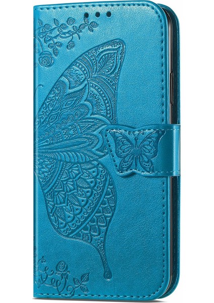 Kelebek Xiaomi Redmi 10C Için Baskılı Telefon Kapağı, Pu Deri Kılıf Stand Cüzdan Iç Tpu Kabuğu (Yurt Dışından) fiyatları