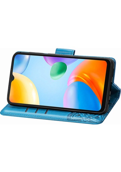 Kelebek Xiaomi Redmi 10C Için Baskılı Telefon Kapağı, Pu Deri Kılıf Stand Cüzdan Iç Tpu Kabuğu (Yurt Dışından) fırsatları