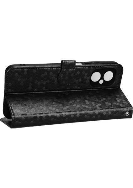 Xiaomi Poco M4 Için 5g Cüzdan Özelliği Pu Deri Flip Kapak Dot Desen Basılı Manyetik Kapatma Stand Şok Geçirmez Tpu Telefon Kılıfı Strap-Black (Yurt Dışından) indirimleri