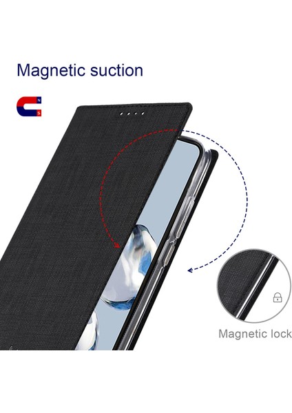 Xiaomi 12T Pro 5g Için Şok Geçirmez Telefon Kapağı, Pu Deri Otomatik Kapanış Manyetik Telefon Kılıf Kart Tutucu Stand-Black (Yurt Dışından) fırsatları