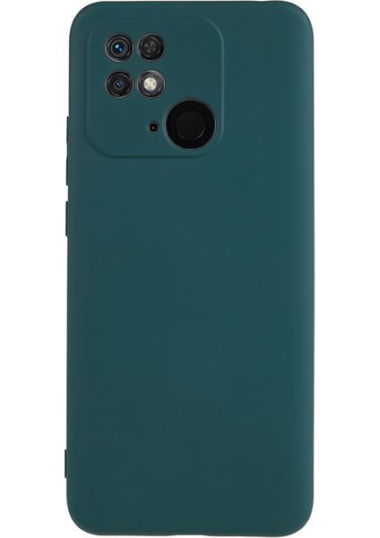 Xiaomi Redmi 10C 4g Için Ka Telefon Kılıflı Kılıf Kazana Kanıtı Fiber Astar Yumuşak Tpu Geri Kapak Army Yeşil (Yurt Dışından)