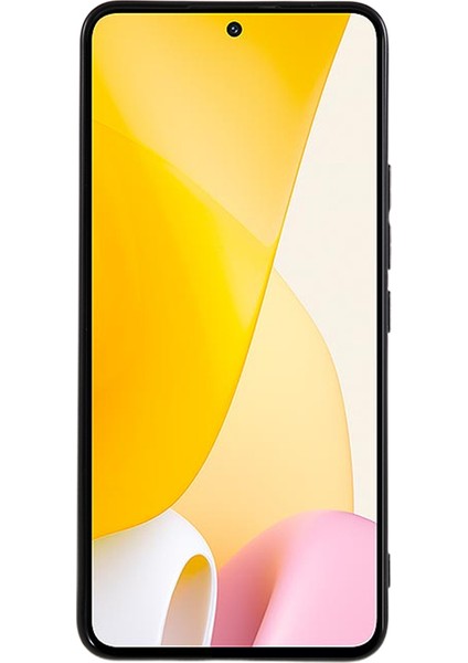 Xiaomi Için 12 Lite 5g Anti-Çizelge Anti-Scratch Kılıf Mat Tpu Cep Telefonu Koruyucu Kapak Black (Yurt Dışından)