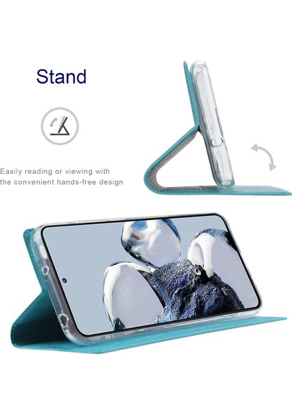 Xiaomi 12T 5g/redmi K50 Ultra 5g Için Şok Geçirmez Telefon Kılıfı, Pu Deri Flip Manyetik Kapatma Telefon Kapak Standı Kart Tutucu Mavisi (Yurt Dışından) fiyatları