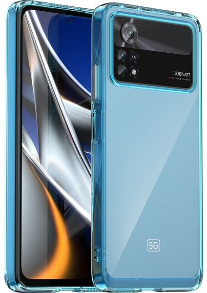 Xiaomi Poco X4 Pro 5g Sabit Akrilik Yumuşak Tpu Kasası Bağımsız Düğmeler-Tövbe-Tövbe ile Şeffaf Telefon Kapağı (Yurt Dışından)