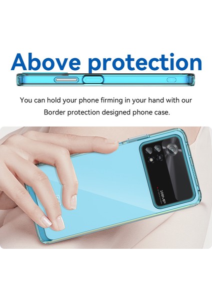 Xiaomi Poco X4 Pro 5g Sabit Akrilik Yumuşak Tpu Kasası Bağımsız Düğmeler-Tövbe-Tövbe ile Şeffaf Telefon Kapağı (Yurt Dışından) fırsatları