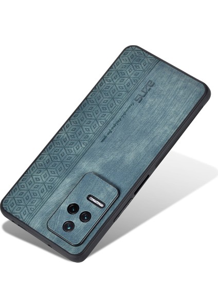 Xiaomi Için Poco F4 5g/redmi K40S 5g Baskılı Pot Deri Kaplamalı Tpu Kapak Anti-Slip Yan Kenar Damla Geçirmez Telefon Vaka Yeşili (Yurt Dışından) fırsatları