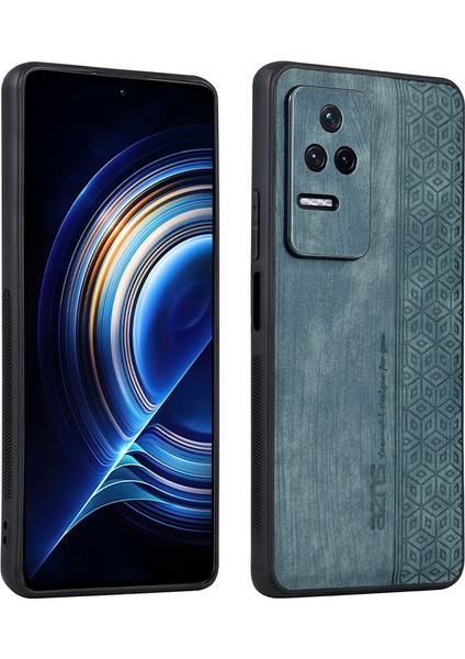 Xiaomi Için Poco F4 5g/redmi K40S 5g Baskılı Pot Deri Kaplamalı Tpu Kapak Anti-Slip Yan Kenar Damla Geçirmez Telefon Vaka Yeşili (Yurt Dışından) indirimleri