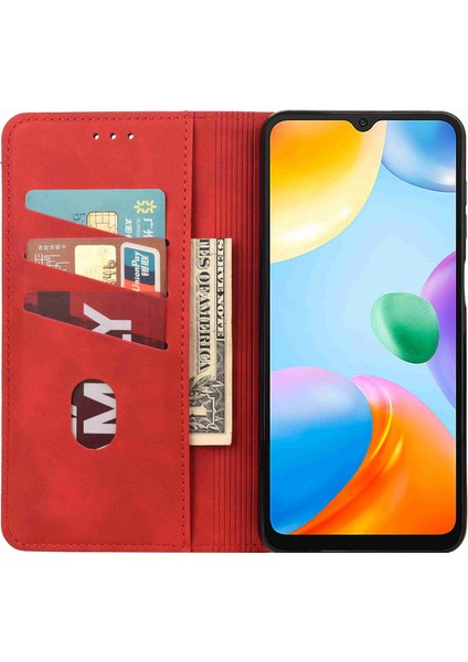 Xiaomi Redmi Için 10C Cilt Touch Hissetme Şok Geçirmez Cüzdan Standı Deri Telefon Kılıfı (Yurt Dışından) fiyatları