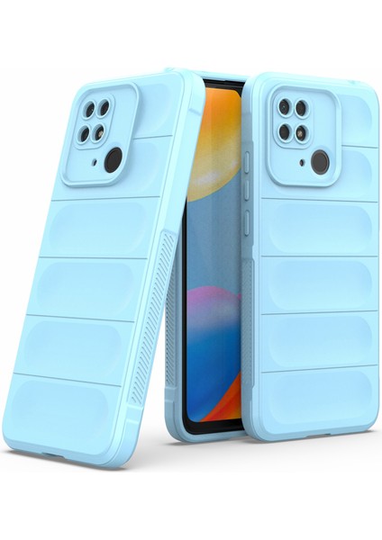 Xiaomi Redmi Için 10C Damla Dirençli Tpu Telefon Koruyucu Kılıf Anti-Çizgiye Karşı Koruyucu Arka Telefon Kapak Baby Blue (Yurt Dışından) fiyatları