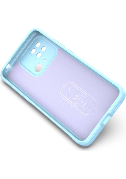 Xiaomi Redmi Için 10C Damla Dirençli Tpu Telefon Koruyucu Kılıf Anti-Çizgiye Karşı Koruyucu Arka Telefon Kapak Baby Blue (Yurt Dışından) modelleri