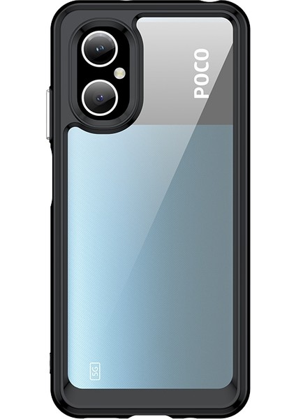 Xiaomi Poco M4 Için 5g Yükseltilmiş Çerçeve Damla Koruma Telefon Kapağı Sert Akrilik+Tpu Toz Geçirmez Cep Telefonu Kasa-Siyah (Yurt Dışından) fiyatları