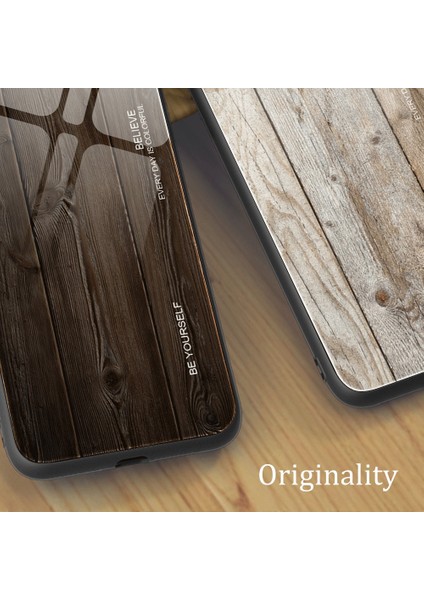 Xiaomi Poco M4 Için 5g Çizgiye Karşı Karşıtı Temperli Cam Telefon Kılıfı Ahşap Desen Tpu Koruyucu Kapak Grey (Yurt Dışından) indirimleri