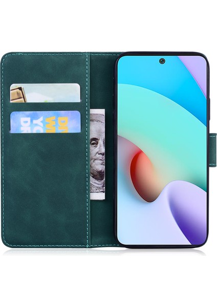 Tiger Deseni Xiaomi Redmi 10C Için Baskılı Cüzdan Kılıfı, Pu Derisi+Tpu Stand Telefon Kapak Yeşili (Yurt Dışından) fiyatları