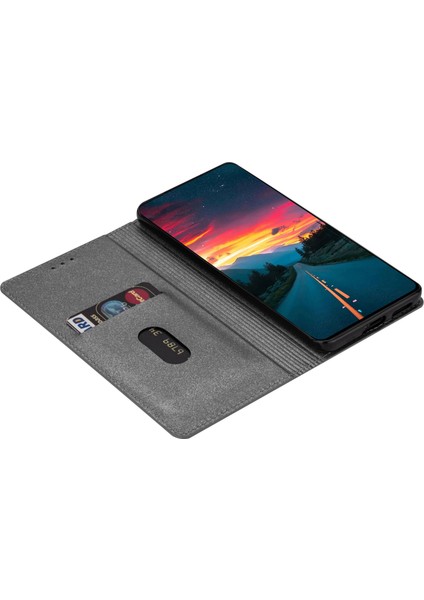 Xiaomi 12T 5G/12T Pro 5g/redmi K50 Ultra 5g Kart Tutucu Tasarım Ince Stand Telefon Kapağı Glitter Pu Deri Cep Telefon Kılıfı Manyetik Oto Absorbed Kapanış Grey (Yurt Dışından) fiyatları