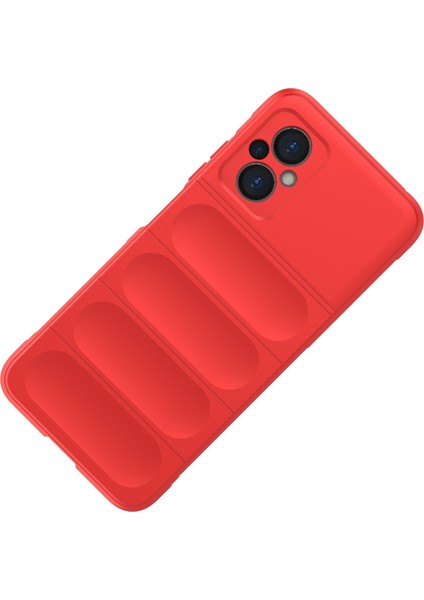 Xiaomi Poco M4 Için 5g/4g Damla Koruma Telefon Kılıfı Tpu Çizgi Anti-Cep Telefonu Geri Kapak-Kırmızı (Yurt Dışından) fırsatları